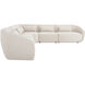 Amelia White Modular Left Sectional, Classic L-Shaped